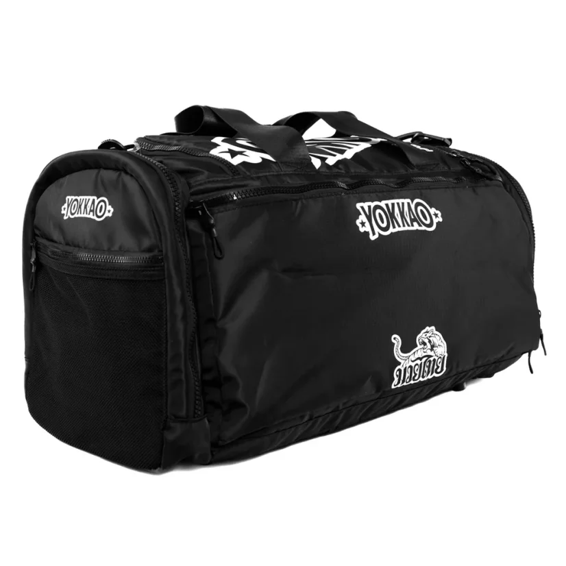 YOKKAO Tiger Gym Bag 50l wielofunkcyjna torba sportowa – czarna