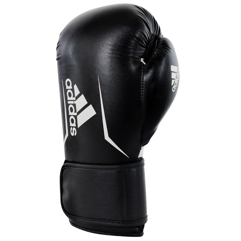 ADIDAS Speed 100 Boxhandschuhe - Schwarz/Weiß - Gewicht (oz): 10oz
