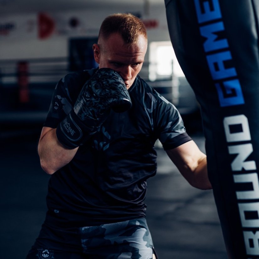 Ground Game Samurai Shadow boxing gloves – Black