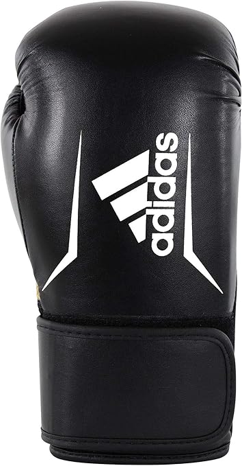 ADIDAS Speed 100 Boxhandschuhe - Schwarz/Weiß - Gewicht (oz): 10oz