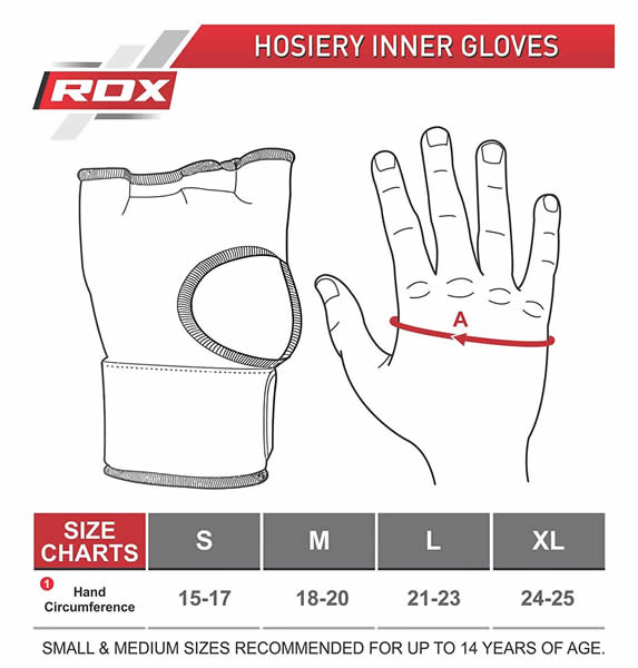 Bandaje de mână pentru box cu gel RDX HYP-IS2 - Mărime: M, Culoare: Negru