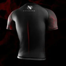 Hayabusa UFC BJJ rashguard krótki rękaw – czerwony
