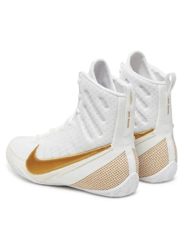 Ghete de box Nike Machomai 3 SE – alb/auriu