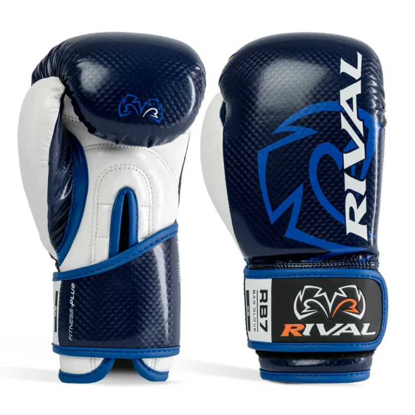 Pytlové rukavice Rival RB7 Fitness Plus – navy