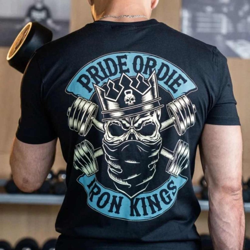 Pánské tričko PRiDEorDiE Iron Kings - Velikost: 3XL
