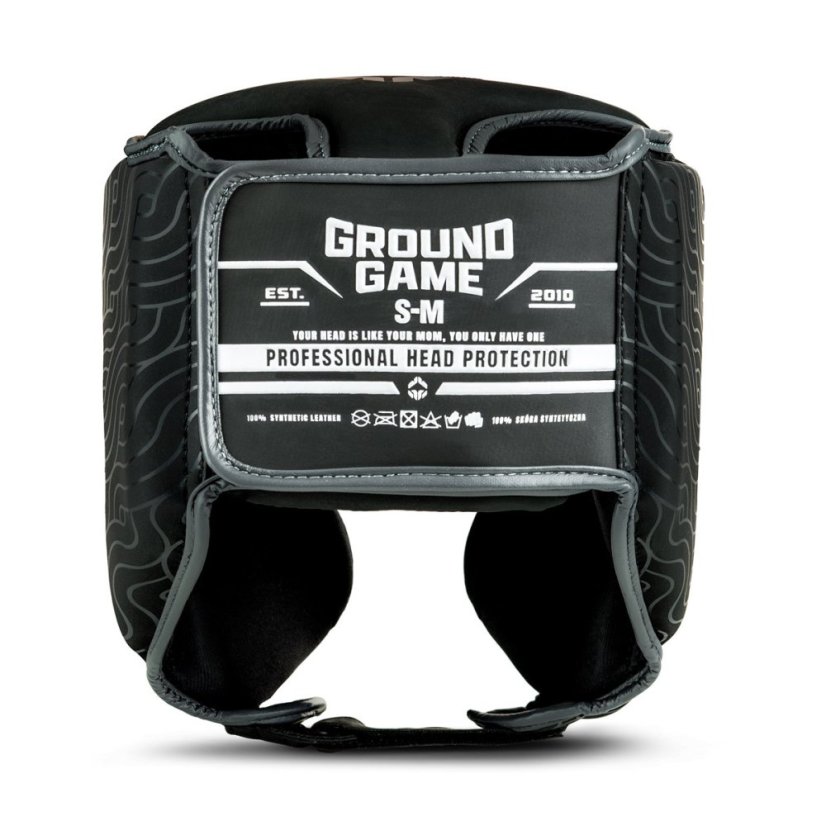 Ground Game Samurai Shadow Boxerská přilba – černá