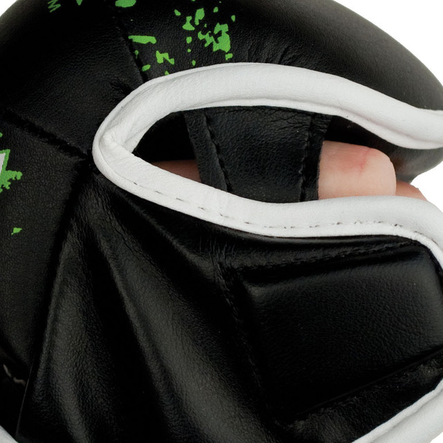 Detské MMA rukavice REVGEAR Deluxe Youth Series - zelená - Veľkosť: Youth L