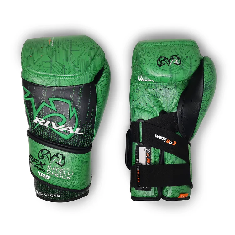 Rival RFX-Guerrero Intelli-Shock Bag Gloves Cyber Edition – czarny/zielony