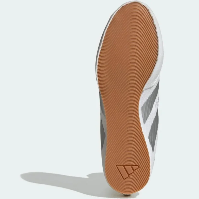 Adidas Box Hog 4 boxerské topánky – biela/strieborná