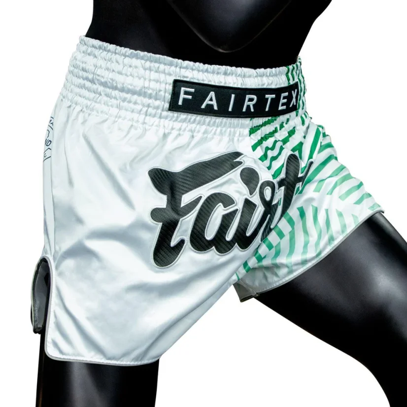 Fairtex Muay Thai Shorts Racer – White - Size: L
