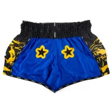 YOKKAO Original spodenki Muay Thai Gold - Electric Blue