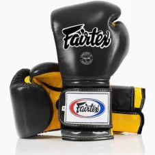 Fairtex BGV9 Mexican Style Boxhandschuhe – Schwarz/Gelb