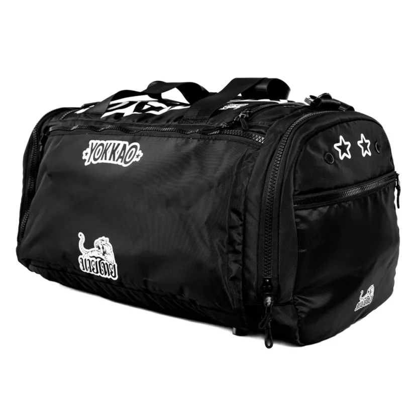 YOKKAO Tiger Gym Bag 50l wielofunkcyjna torba sportowa – czarna