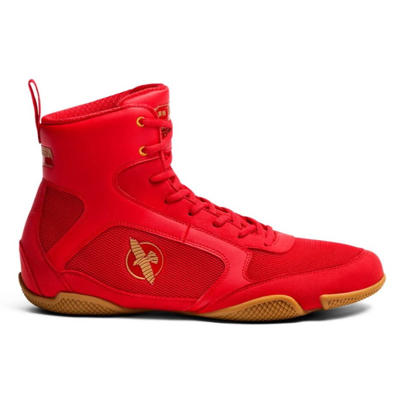 Buty bokserskie Hayabusa Pro - czerwone - Rozmiar buta EU: 43