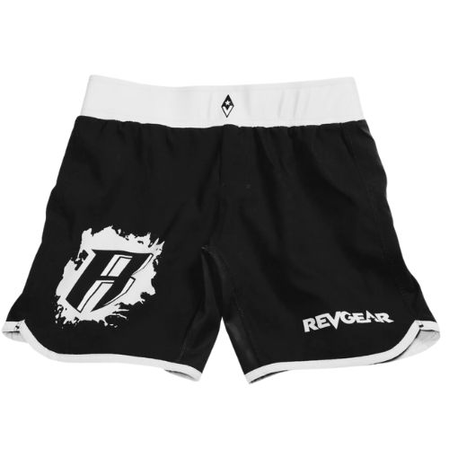 Pantaloni scurți MMA pentru copii REVGEAR - alb