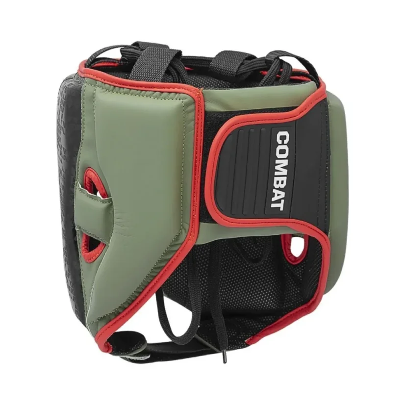 Adidas Combat 50 Kask bokserski – zielony/czarny