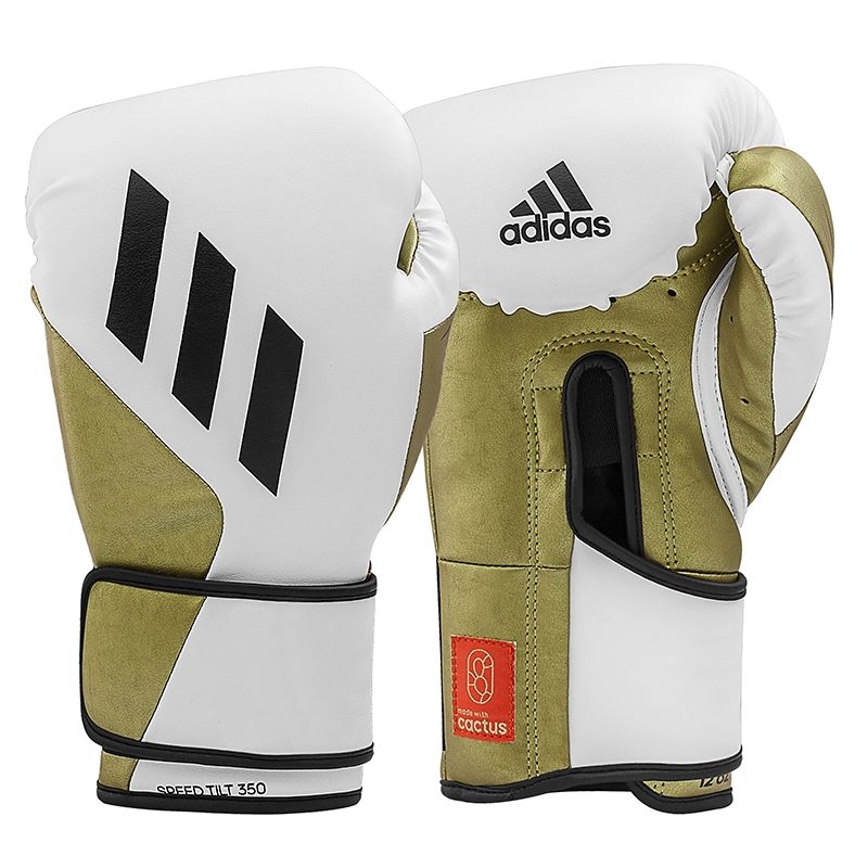 Boxing gloves ADIDAS Speed ​​Tilt 350V PRO - white - Weight of gloves: 10oz