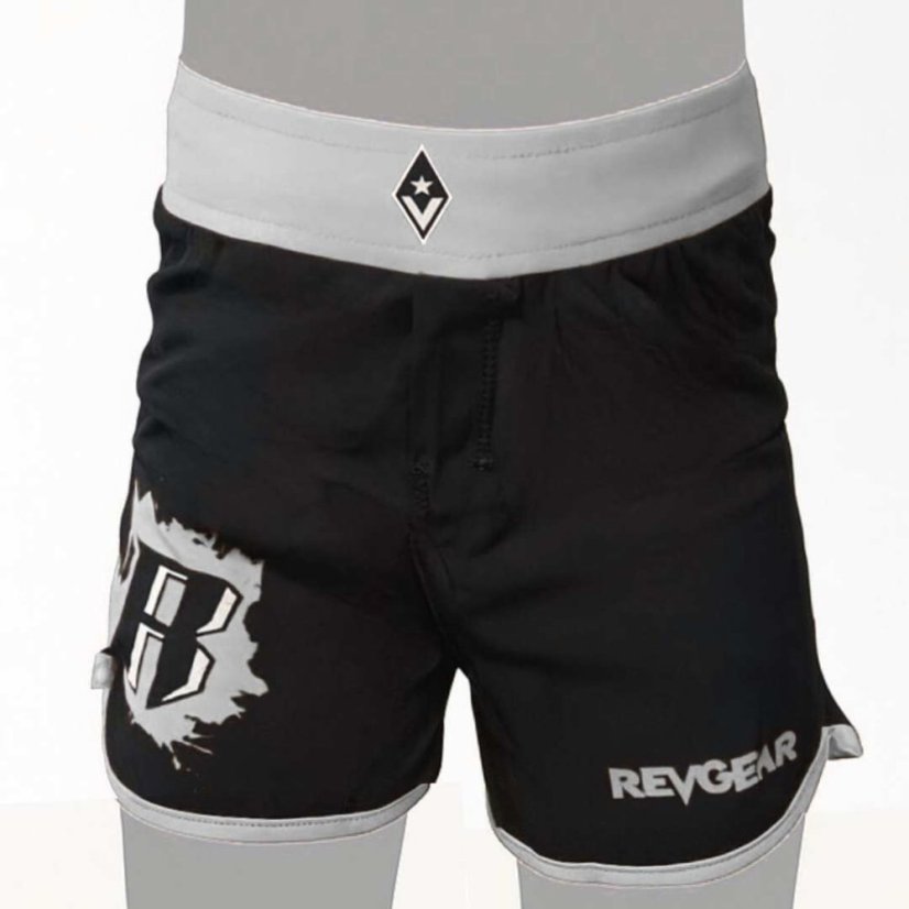Pantaloni scurți MMA pentru copii REVGEAR - gri - Mărime: Youth S