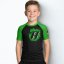 Children's Rashguard REVGEAR with short sleeves - green - Size: Youth L
