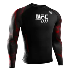 Hayabusa UFC BJJ rashguard dlhý rukáv – červená