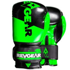 Boxerské rukavice REVGEAR Pinnacle – černá/lime