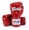 Boxerské rukavice Fairtex BGV5 Muay Thai Super Sparing - červená