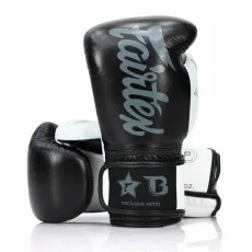 Boxerské rukavice Fairtex - Booster FXB BG V2 - černá/bílá