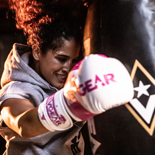 Boxerské rukavice REVGEAR Pinnacle - černá/růžová - Váha rukavic: 10oz