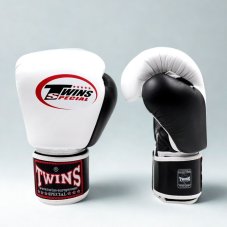 Twins Special BGVL 3 mănuși box – alb/negru