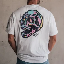 Męska koszulka PRiDEorDiE Oversize – FUNKY SKULL