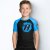 Detský Rashguard REVGEAR s krátkym rukávom - modrá