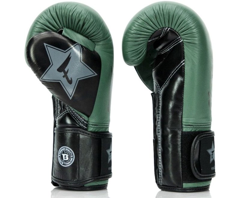 Rękawice bokserskie Fairtex - Booster FXB BG V2 - zielone/czarno