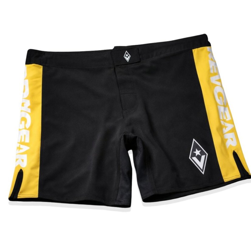 Revgear Stealth Hybrid MMA šortky – černá/zlutá - Velikost: M