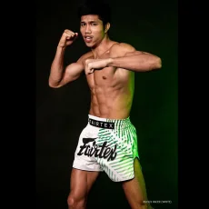 Fairtex Muay Thai Shorts Racer – White