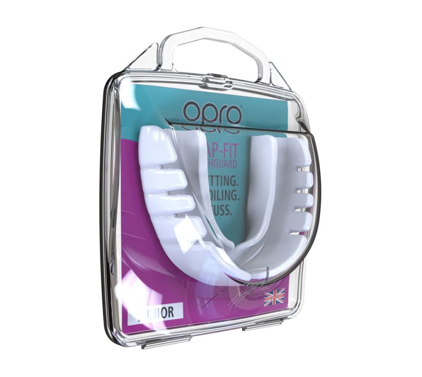 OPRO Snap-Fit Zahnschutz Junior – Weiß