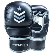 MMA rukavice REVGEAR Premier Deluxe - čierna/šedá