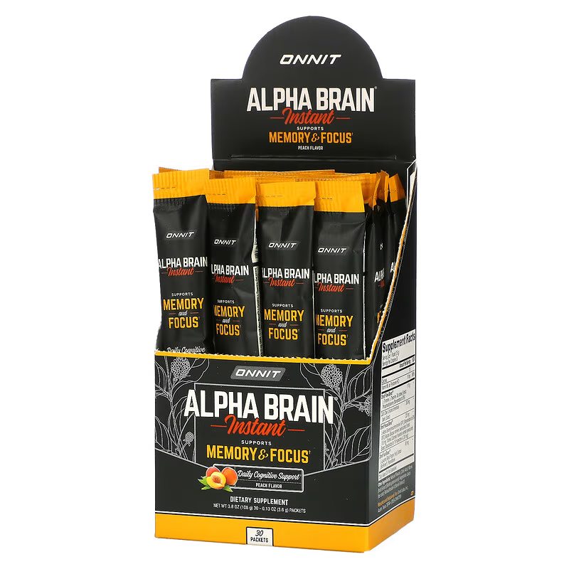 ONNIT, Alpha Brain Instant Memory & Focus