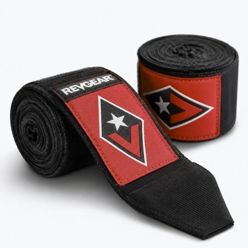Boxerské bandáže Revgear Pinnacle 4,5m - Barva: Červená