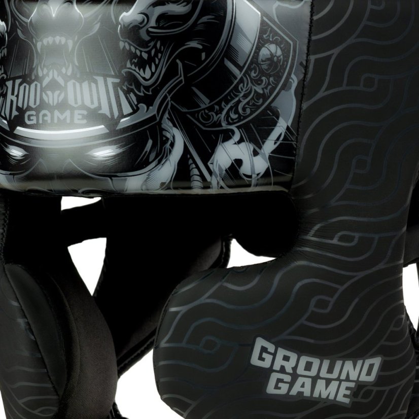 Ground Game Samurai Shadow Boxerská přilba – černá