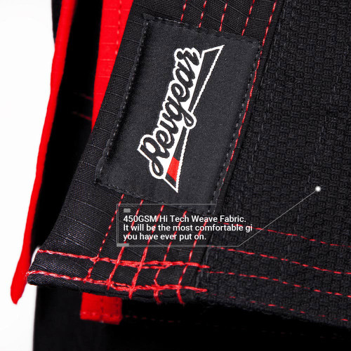 BJJ Gi REVGEAR Venice - black - Size: A4