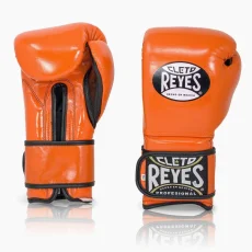 Rękawice bokserskie Cleto Reyes Velcro  - pomarańczowe