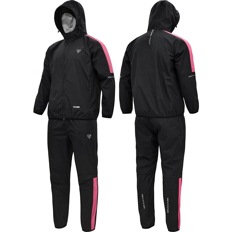 Damski sauna suit RDX H1 - Wielkość: L, Kolor: Jasnoniebieski