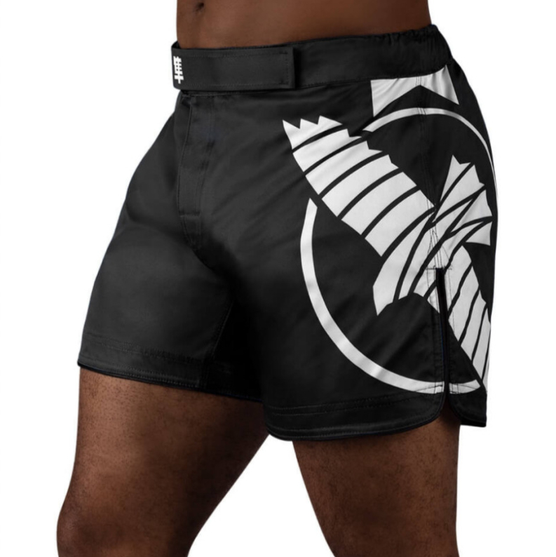Hayabusa Icon Fight Mid Length Shorts - black - Size: XL