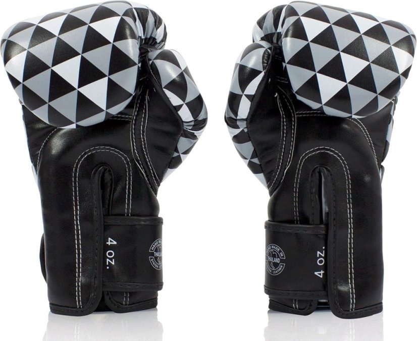 Fairtex BGV14 Art Collection rękawice bokserskie – czarne/białe - Waga rękawic w Oz: 14oz