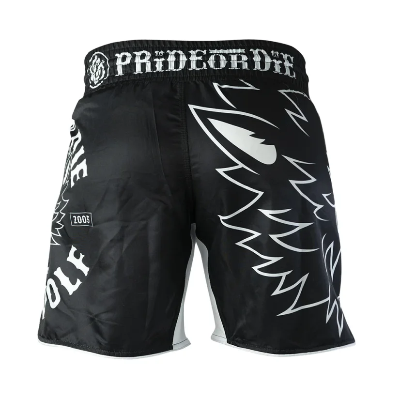 PRiDEorDiE Pantaloni scurți MMA Lone Wolf