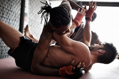 MMA földharc küzdelem