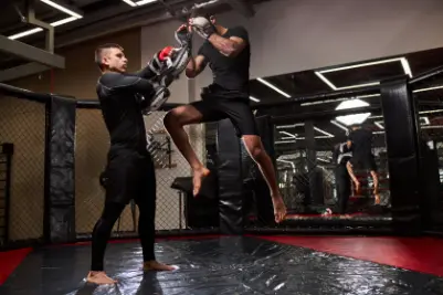 Trening MMA na ringu